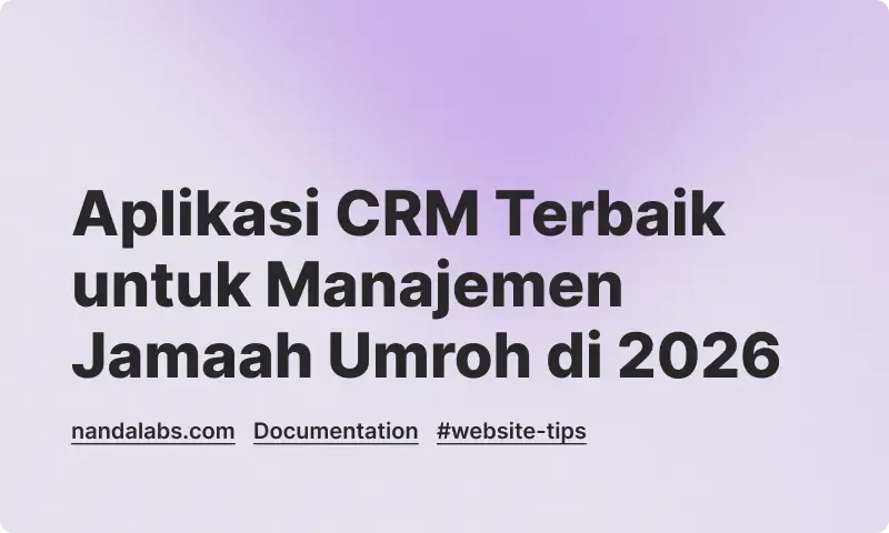 Related to aplikasi crm terbaik untuk manajemen jamaah umroh di 2026